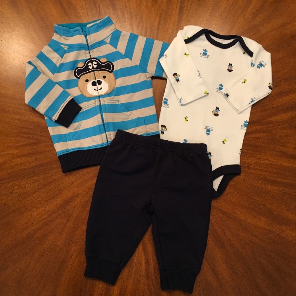 🐻Just One You 3 Pcs Set Baby Boy Size 3M🐻